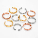10pcs Gold/Silver/Rose Ear Cuff Chain Cartilage Earrings