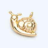 10pcs Snail Charm For Earring Findings Jewelry Making DIY Supplies