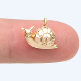 10pcs Snail Charm For Earring Findings Jewelry Making DIY Supplies