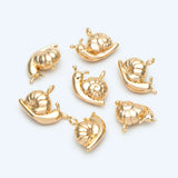 10pcs Snail Charm For Earring Findings Jewelry Making DIY Supplies
