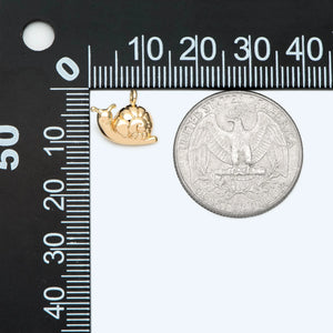 10pcs Snail Charm For Earring Findings Jewelry Making DIY Supplies
