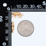 10pc Glossy Leopard Charm for Jewelry Making DIY Material