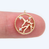10pcs Unicorn Charm Pendant, Dainty Unicorn Jewelry