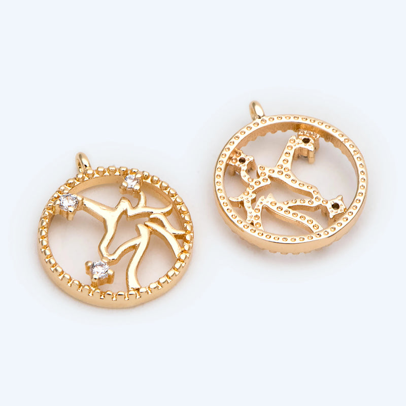 10pcs Unicorn Charm Pendant, Dainty Unicorn Jewelry