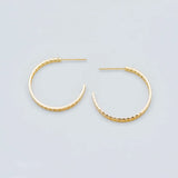 10pcs Plated Brass Earring Posts, Geometric Circle Stud Earring with Holes
