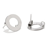 10pcs Stainless Steel Earring Studs for DIY Jewelry Making