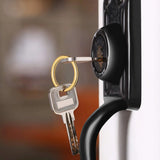 10pcs Golden Stainless Steel Key Rings 25/30mm Split Rings Keyring DIY