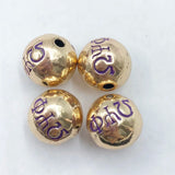 10pcs Greek Fraternity Bead Charms DIY Jewelry Accessories