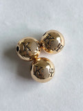 10pcs Fraternity Bead Charms for DIY Jewelry