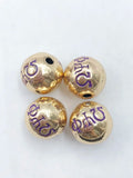 10pcs Greek Fraternity Bead Charms DIY Jewelry Accessories