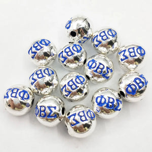 10pcs Greek Fraternity Bead 10MM Women DIY Jewelry Accessories