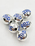 10pcs Greek Fraternity Bead 10MM Women DIY Jewelry Accessories