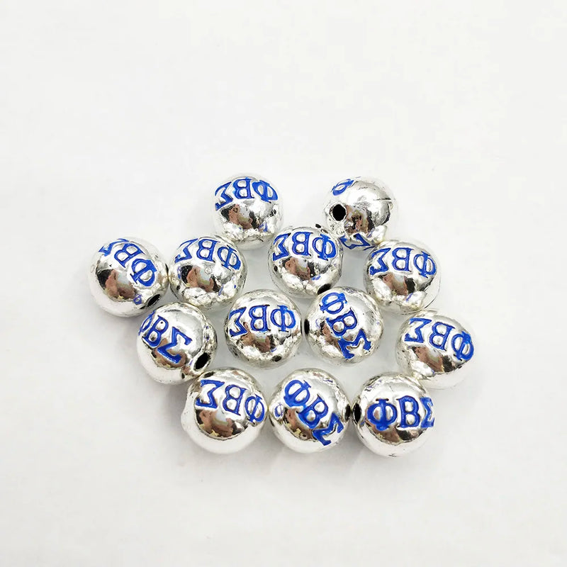 10pcs Greek Fraternity Bead 10MM Women DIY Jewelry Accessories