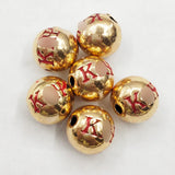 10 Greek Fraternity Beads 10MM for Jewelry Making