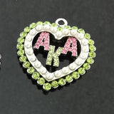 10pcs Greek Sorority Metal Alloy Greek Letter Charms