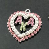 10pcs Greek Sorority Metal Alloy Greek Letter Charms