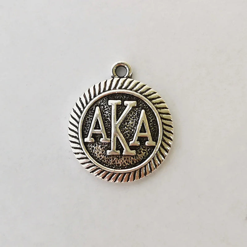 10pcs Greek Sorority Logo Charm Pendant Jewelry Making Accessories