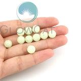 10 Green Glow Dark Fishing Beads Jewelry Making Luminous Stone 8/15/18mm