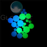 10 Green Glow Dark Fishing Beads Jewelry Making Luminous Stone 8/15/18mm