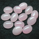 10pcs Green Jade Stone Cabochons for Bracelet Making 15x20mm Oval Shapes