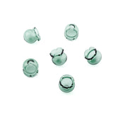 10pcs Handmade Blown Glass Flower Beads Campanula Flower for DIY Jewelry Making