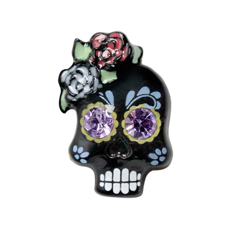10pcs Halloween Skull Charm for Glass Locket Necklace Bracelet Watch