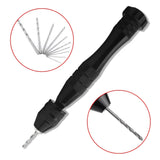 10pcs Hand Drill Bits Set Mini Twist Drill Bits for Craft Carving Woodworking