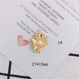 10pcs Handmade Pearl Pendant Charms for DIY Jewelry Making