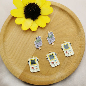 10pcs Game Machine Enamel Charms Pendant DIY Jewelry Making