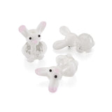 10pcs Bunny Glass Lampwork Beads for Necklace Bracelet DIY Jewelry Making