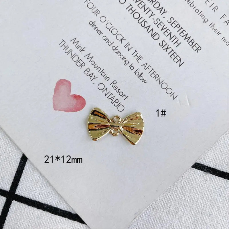 10pcs Butterfly Pendants Base Alloy Charms for DIY Jewelry Making