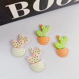 10pcs Cactus Pendant Base Alloy Charms for Jewelry Making