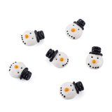 10pcs Xmas Santa Lampwork Beads for DIY Jewelry Making