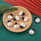 10pcs Xmas Santa Lampwork Beads for DIY Jewelry Making
