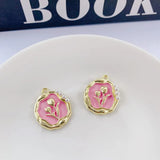 10pcs Flower Pendants Alloy Jewelry DIY Necklace Earrings Charms