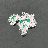10pcs Greek Sorority Metal Alloy Letter Charm Pendants for Jewelry Making