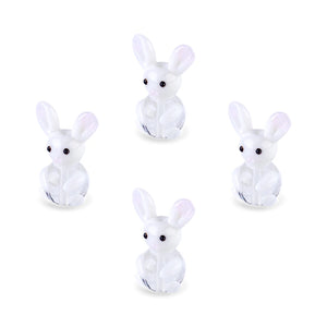10pcs Lampwork Beads Rabbit Animal Bead 25~28mm for Jewelry DIY