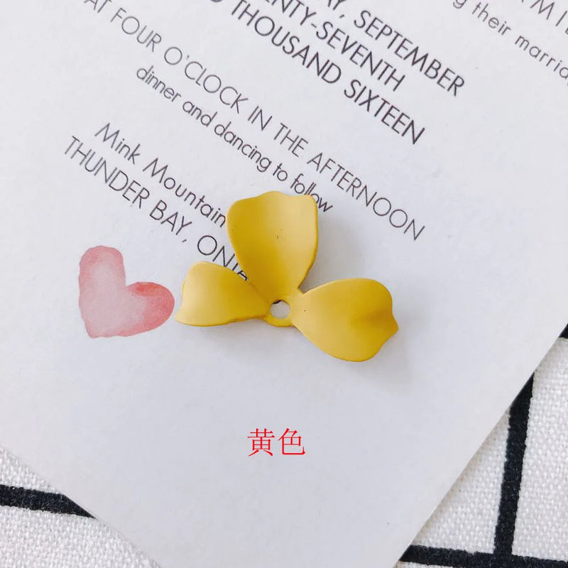 10pcs Colorful Leaves Alloy Pendant Charms for Jewelry Making