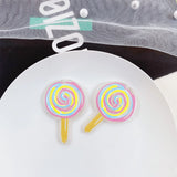 10pcs Colorful Lollipop Pendant Charms for DIY Jewelry Making