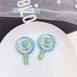10pcs Colorful Lollipop Pendant Charms for DIY Jewelry Making