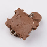 10pcs Polymer Clay Tortoise Charms 19x26mm