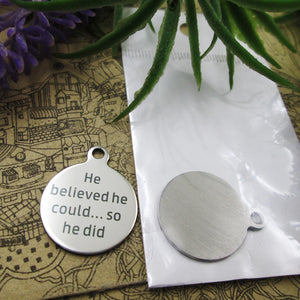 10pcs Stainless Steel Charms Pendant for DIY Jewelry Making