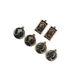 10pcs Coin Pendant Charms for Women Jewelry