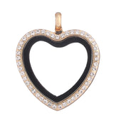 10pcs Heart Locket Pendant Charms for Jewelry Making