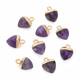 10pcs Heart Malachite Charms for DIY Earring Necklace