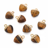 10pcs Heart Malachite Charms for DIY Earring Necklace