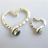10pcs Heart Shaped Charm Pandant for Jewelry Making DIY