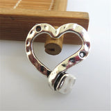 10pcs Heart Shaped Charm Pandant for Jewelry Making DIY