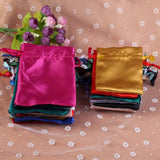 10 Satin Gift Bags 8x10cm 10x15cm Wedding Candy Packaging Drawstring Pouches
