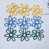 10pcs Flower Pendant Charms for Jewelry Making